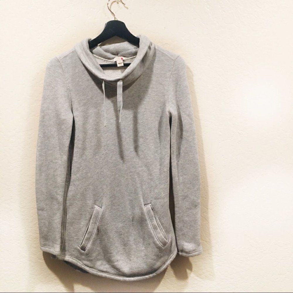 J Crew Grey gray funnel neck sweatshirt active